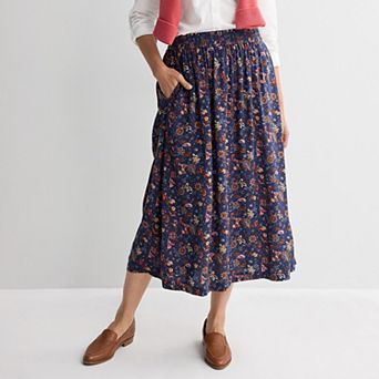 Women's Croft & Barrow® Elasticated Pull-On Skirt