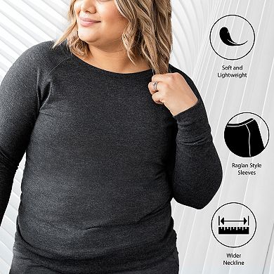 Plus Size Scream 7 Logo French Terry Long Sleeve Tee