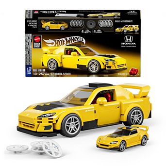 Mattel Brick Shop Hot Wheels '07 Honda S2000 Building Kit (257 Pieces)
