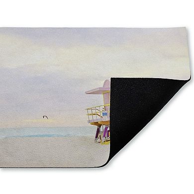 Stupell Home Decor Birds Surrounding Beach Hut Door Mat