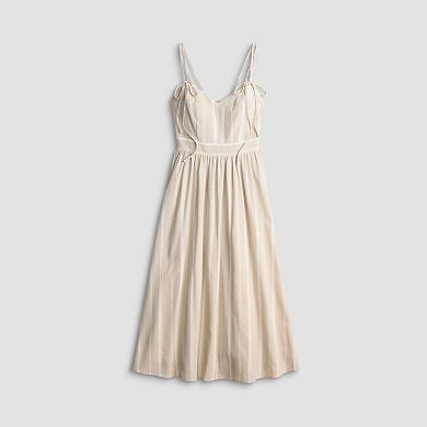 Women's Tracy Evans Linen Stripe Dress