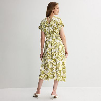 Women's Tracy Evans Short Kimono Sleeve Midi Dress