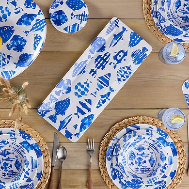 Certified International Fish Tale 3-Piece Hostess Serving Set