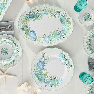 Certified International Sea Glass 2-Piece Platter Set