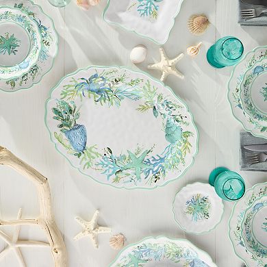 Certified International Sea Glass 2-Piece Platter Set