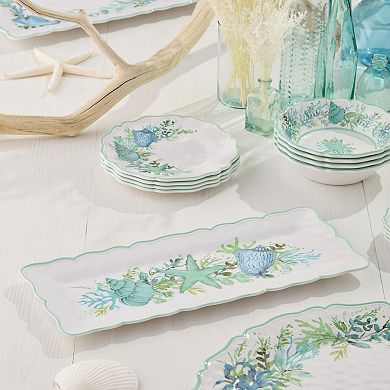 Certified International Sea Glass 2-Piece Appetizer Serving Set