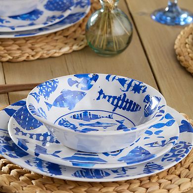Certified International Fish Tale 6-Piece All Purpose Bowl Set