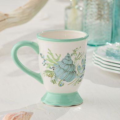 Certified International Sea Glass 4-Piece Mug Set