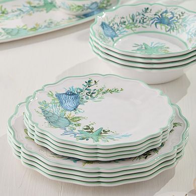 Certified International Sea Glass 4-Piece Salad Plate Set