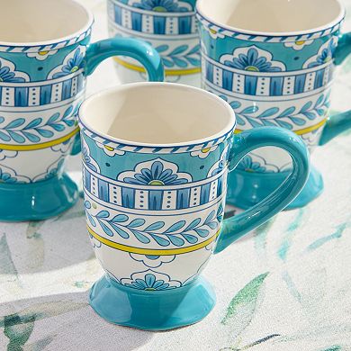 Certified International Set of 4 Porto Mugs