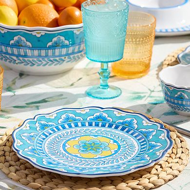 Certified International Porto 4-Piece Dinner Plate Set