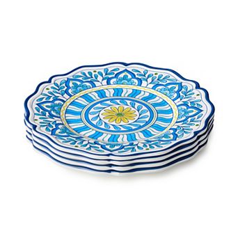 Certified International Porto 4 pc Salad Plate Set