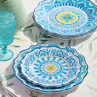 Certified International Porto 4-Piece Salad Plate Set