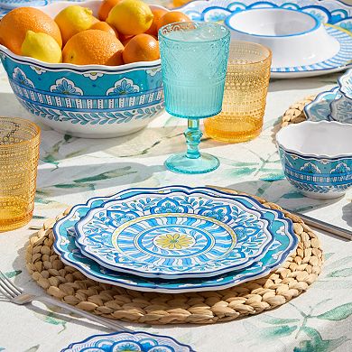 Certified International Porto 4-Piece Salad Plate Set