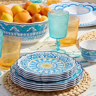 Certified International Porto 4-Piece Salad Plate Set