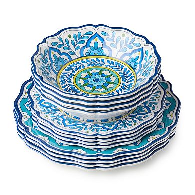 Certified International Porto 12-Piece Dinnerware Set