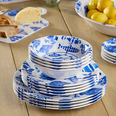 Certified International Fish Tale 12-Piece Dinnerware Set