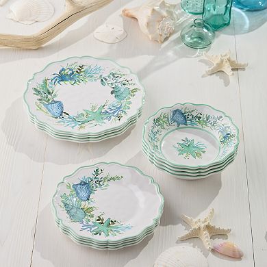 Certified International Sea Glass 12-Piece Dinnerware Set