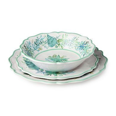 Certified International Sea Glass 12-Piece Dinnerware Set