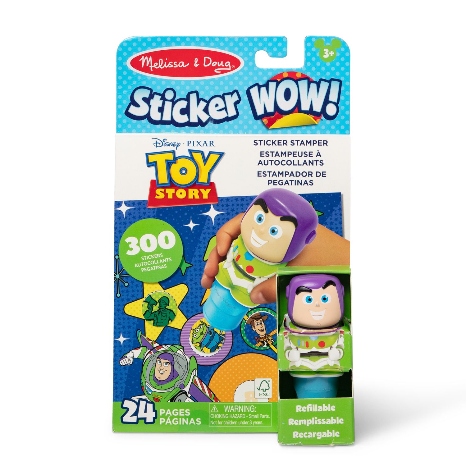 Детские игрушки Melissa & Doug Sticker WOW! Toy Story Activity Pad with 300 Stickers