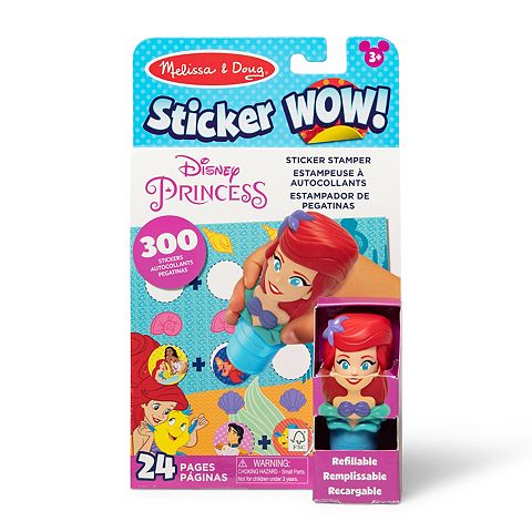 Детские игрушки Melissa & Doug Disney's Ariel 24-Page Sticker WOW Activity Pad