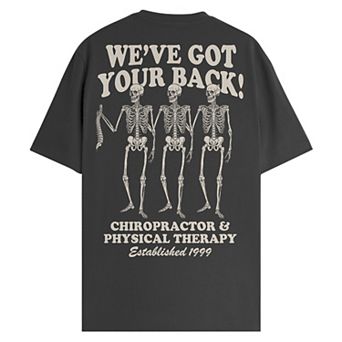 Men's Skeleton We've Got Your Back Graphic Tee