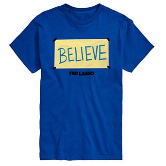 Big & Tall Ted Lasso Believe Sign Graphic Tee