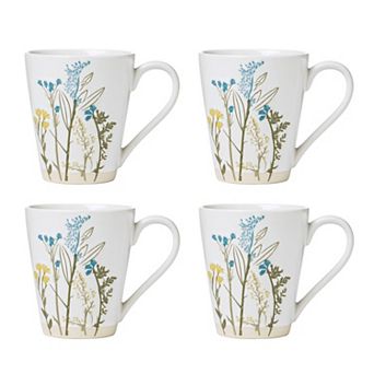 Lenox Wildflowers 4 pc Mug Set