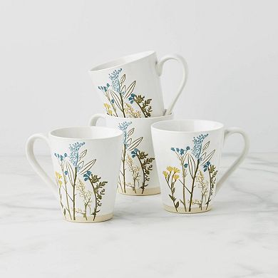 Lenox Wildflowers 4-Piece Mug Set