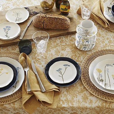 Lenox Wildflowers 4-Piece Tea Cup and Saucer Set