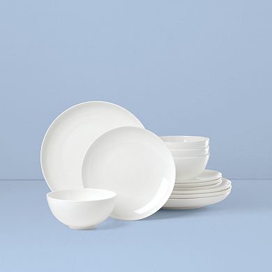 Lenox Studio 1414 Coupe 12-Piece Dinnerware Set
