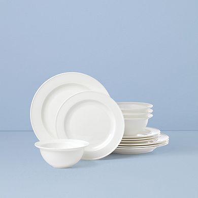 Lenox Studio 1414 Rimmed 12-Piece Dinnerware Set