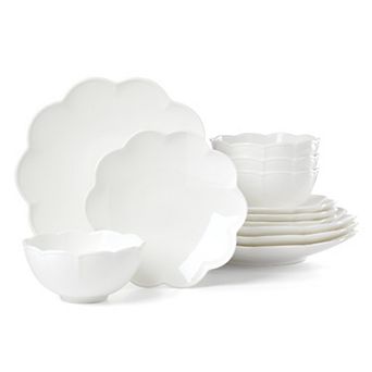 Lenox Studio 1414 Scallop 12 pc Dinnerware Set