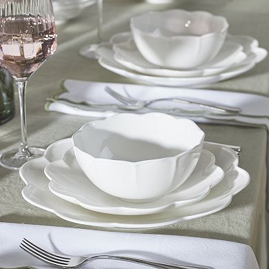 Lenox Studio 1414 Scallop 12-Piece Dinnerware Set