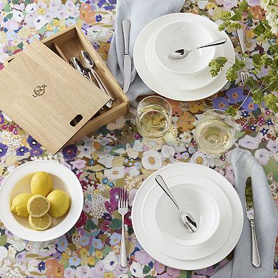 Lenox Studio 1414 Mirror 24-Piece Flatware Set with Caddy