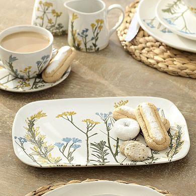 Lenox Wildflowers Rectangular Hors d'Oeuvres Tray