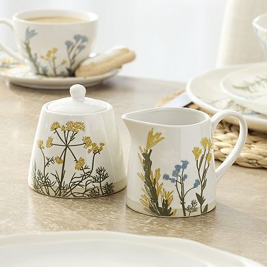 Lenox Wildflowers 2-Piece Sugar & Creamer Set