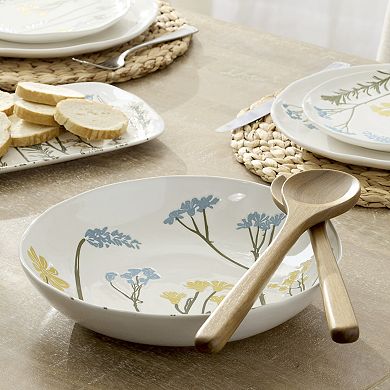 Lenox Wildflowers 3-Piece Salad Bowl & Servers Set