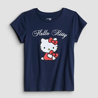 Girls 6-16 Hello Kitty Holding Bow Graphic Tee