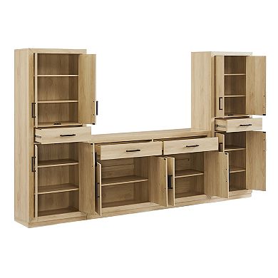 Crosley Furniture ISLA 3-Piece Sideboard & Pantry Set