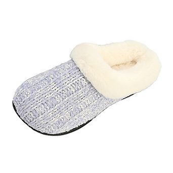 Roxoni Women's Chenille Twist Clog Slippers