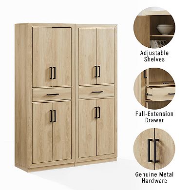 Crosley Furniture ISLA 2-Piece Kitchen Storage Pantry Set