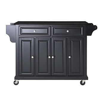 Crosley Furniture Full Size Granite Top Rolling Kitchen Cart