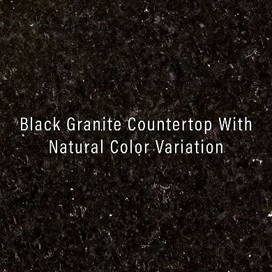 Crosley Furniture Full Size Granite Top Rolling Kitchen Cart