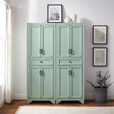Crosley Furniture TARA 2-Piece Kitchen Storage Pantry Set