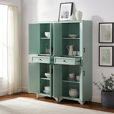 Crosley Furniture TARA 2-Piece Kitchen Storage Pantry Set