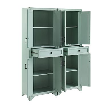 Crosley Furniture TARA 2-Piece Kitchen Storage Pantry Set