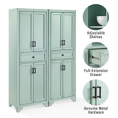 Crosley Furniture TARA 2-Piece Kitchen Storage Pantry Set