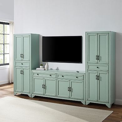 Crosley Furniture TARA 3-Piece Entertainment Center with Storage