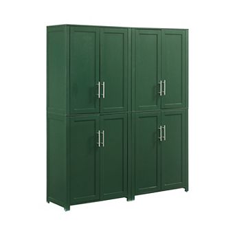 Crosley Furniture Savannah 2 pc Kitchen Storage Pantry Set